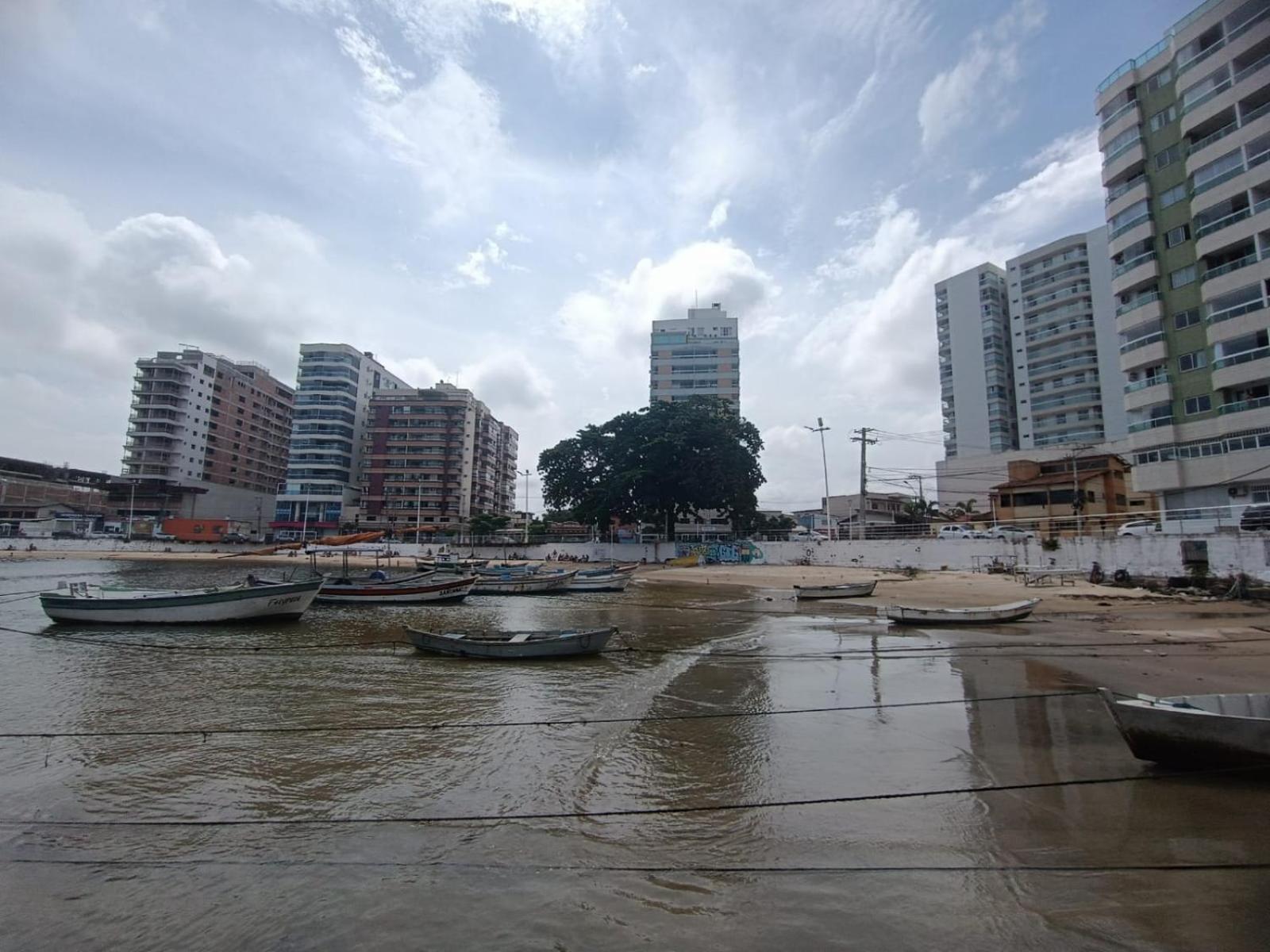 Apartamento Pe Na Areia, Wi-Fi E Garagem Privativa Inicio Da Praia Do Morro グアラパリー エクステリア 写真
